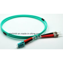 LC a FC Om3 Cable de fibra óptica de modo multimodo